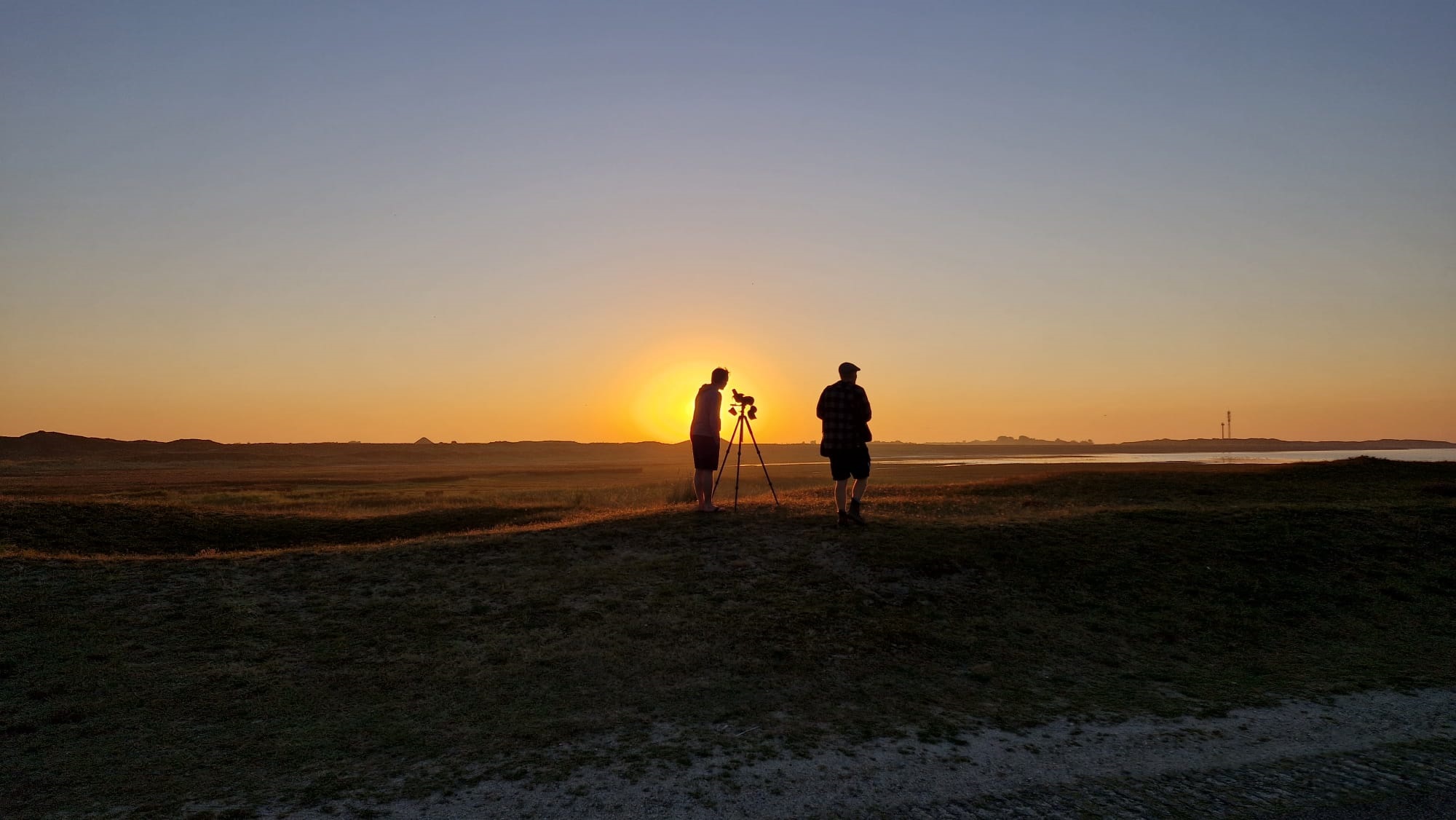 (Texel). Foto van Wolf Theuns.
Zonsopgang